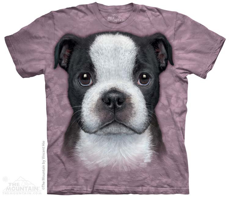 Купить The Mountain Детская футболка Boston Terrier Puppy - Щенок бостонского терьера