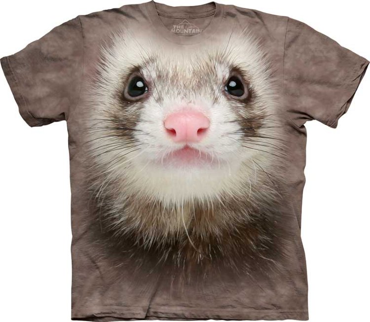Купить The Mountain Детская футболка Ferret Face - Мордочка хорька