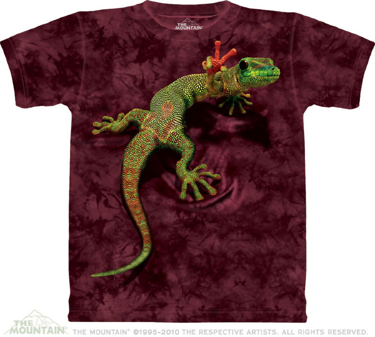 Купить The Mountain Детская футболка Peace Out Gecko - Геккон на футболке