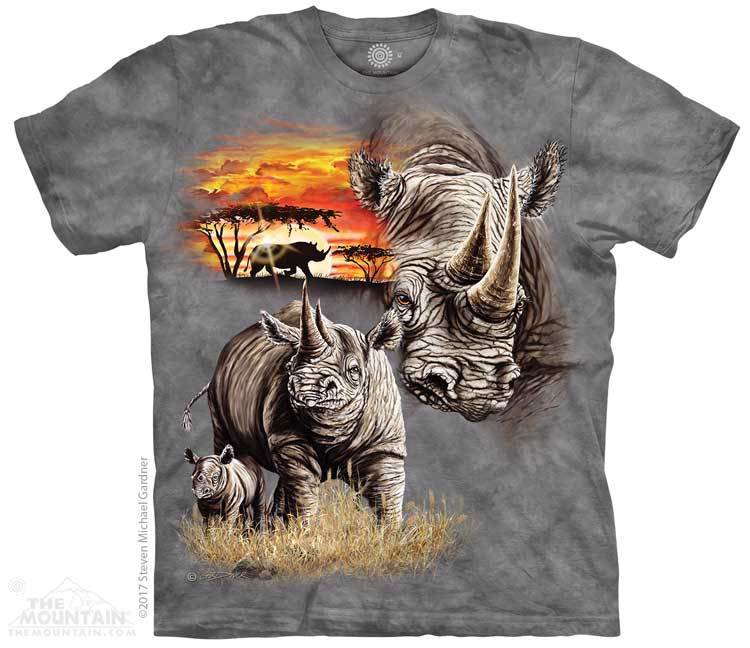 Купить The Mountain Футболка Rhinos - Носороги