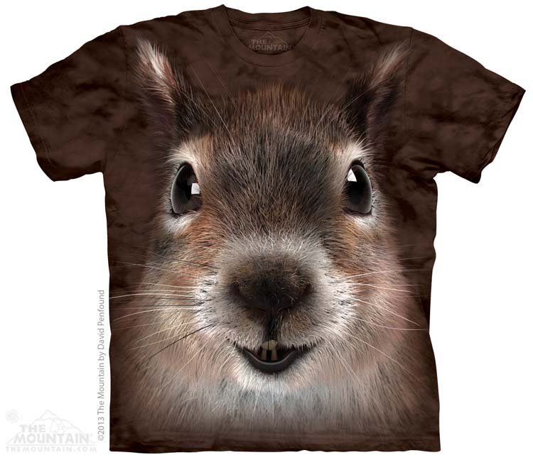 Купить The Mountain Детская футболка Squirrel Face - Мордочка белки