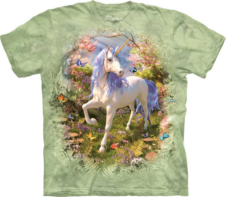 Купить The Mountain Детская футболка Unicorn Forest - Единорог в лесу