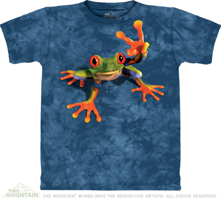 Купить The Mountain Детская футболка Victory Frog - Лягушка с символом Виктори