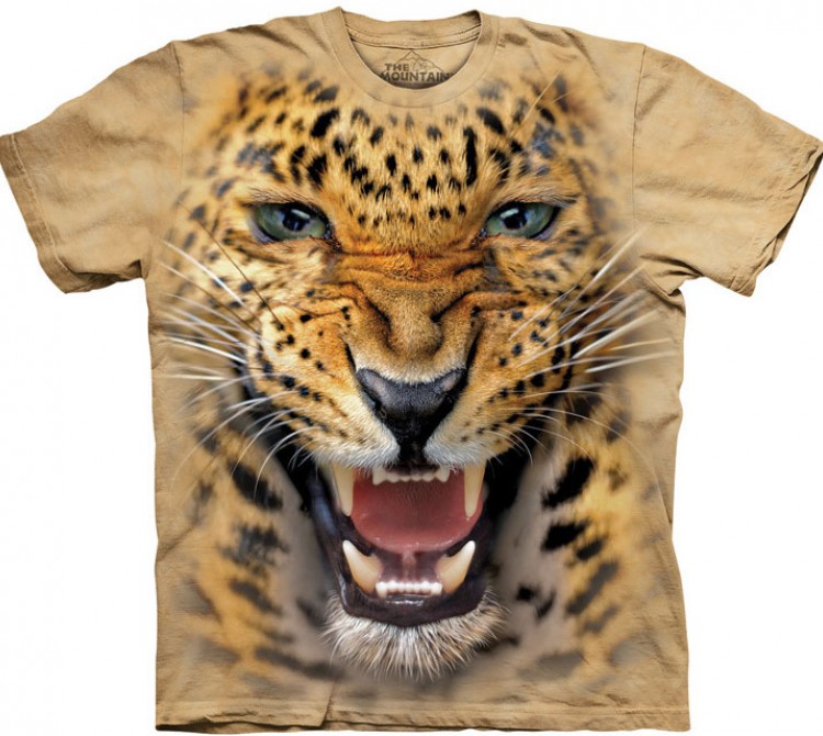 Купить The Mountain Футболка Angry Leopard - Злой леопард