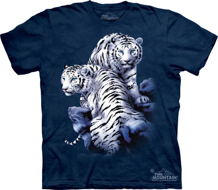Купить The Mountain Футболка Sanctuary - Белые тигры в заповеднике
