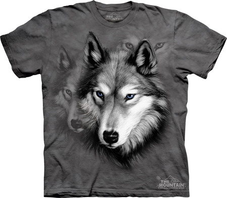 Купить The Mountain Футболка Wolf Portrait - Портрет волка