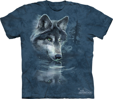 Купить The Mountain Футболка Wolf Reflection - Отражение волка