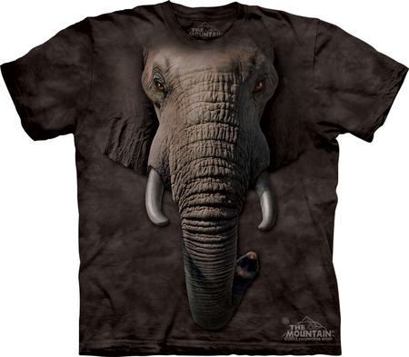 Купить The Mountain Футболка Elephant Face - Морда слона