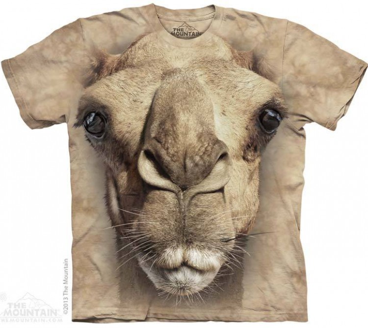 Купить The Mountain Футболка Big Face Camel - Морда верблюда