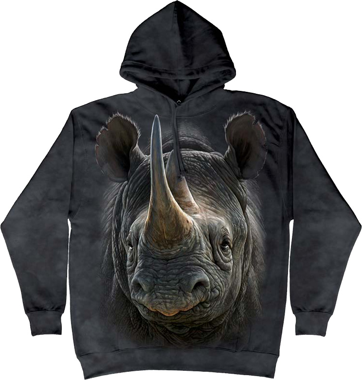 Купить The Mountain Футболка Black Rhino - Черный носорог (толстовка)