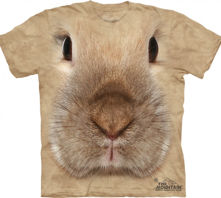 Купить The Mountain Футболка Bunny Face - Морда кролика