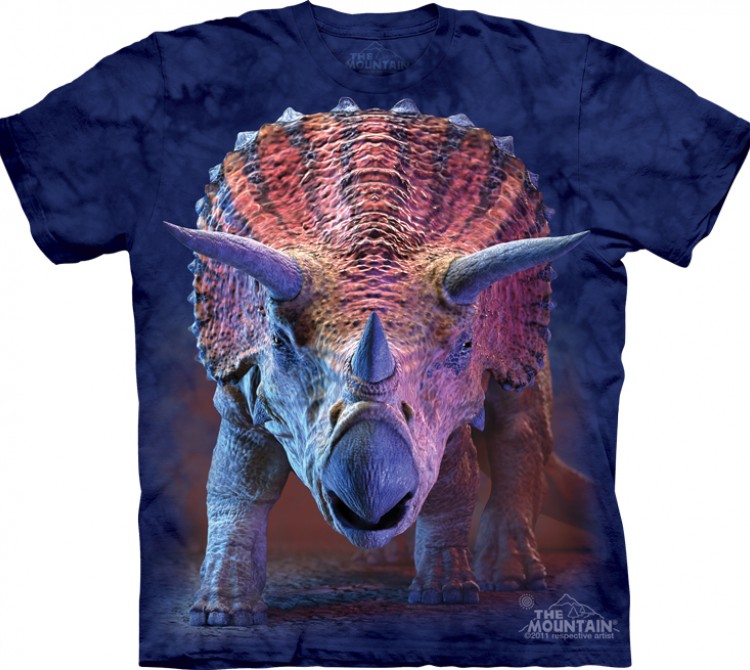 Купить The Mountain Футболка Charging Triceratops - Трицератопс