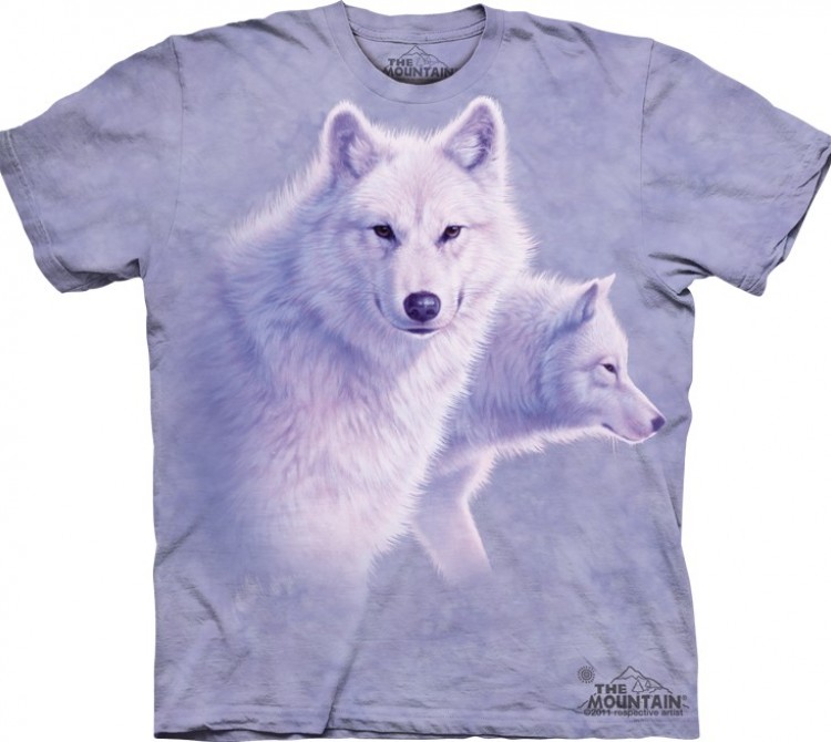 Купить The Mountain Футболка Graceful White Wolves - Белые волки
