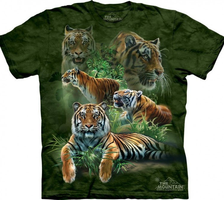 Купить The Mountain Футболка Jungle Tigers - Тигры в джунглях
