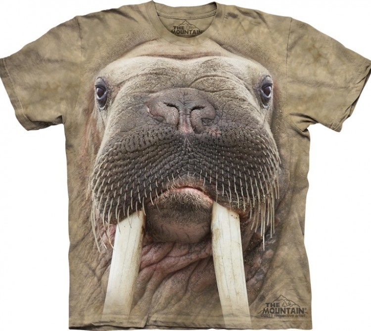 Купить The Mountain Футболка Walrus Face - Морда моржа